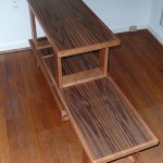 Cherry Walnut "Not Shelf" Shelf Top Angle